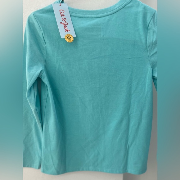 💫NWT Cat & Jack Long Sleeve Find Joy Outside Mountains Shirt Medium - Picture 3 of 4